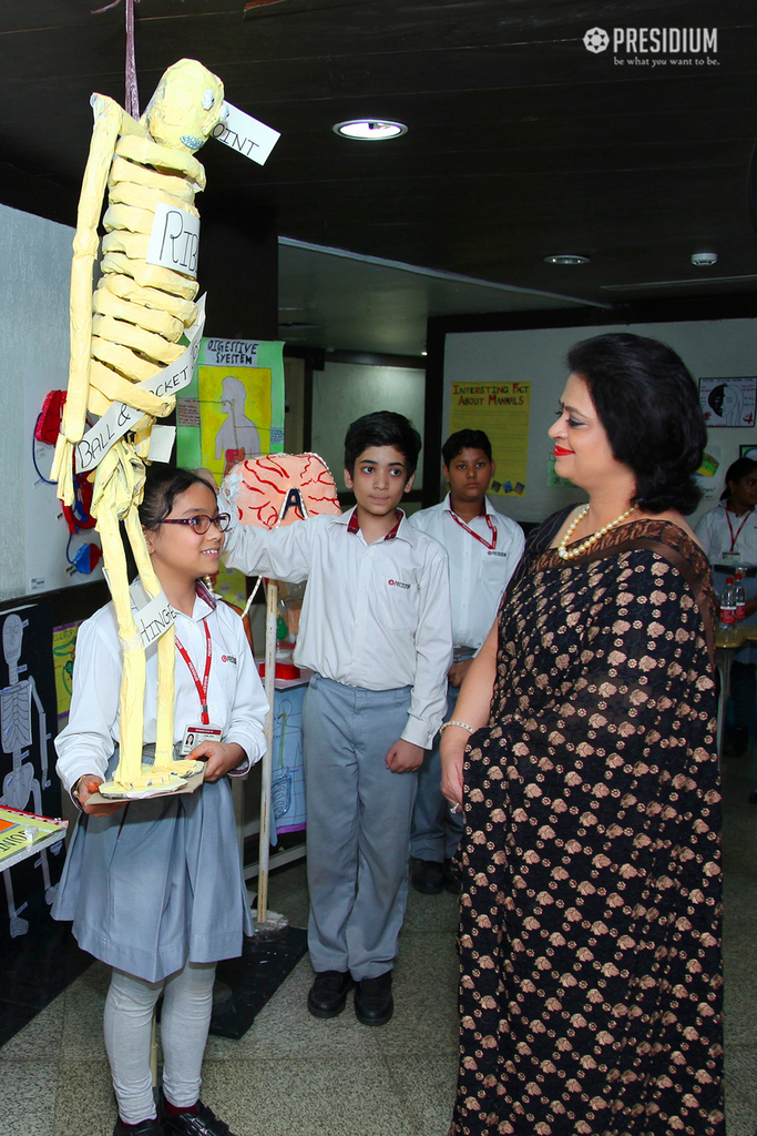 Presidium Indirapuram, HON’BLE CHAIRPERSON LAUDS PRESIDIANS AT SCIENCE WEEK & ART FAIR