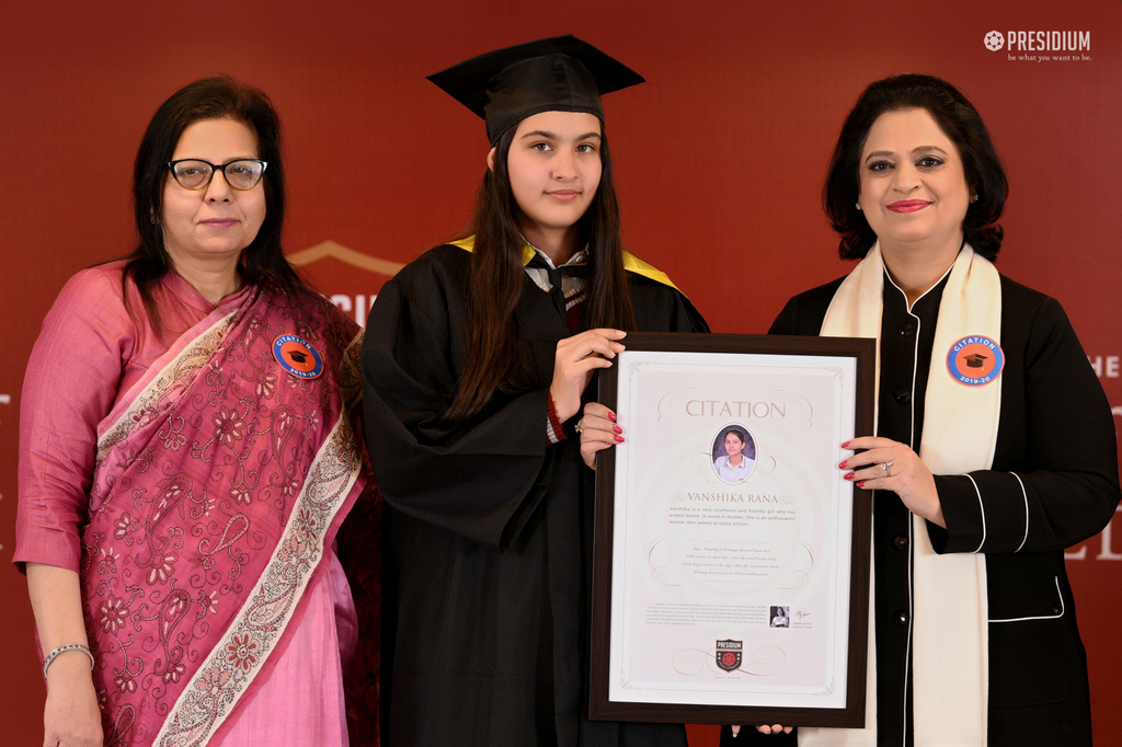 Presidium Gurgaon-57, CITATION CEREMONY: WISHING THE STUDENTS A BRIGHTER FUTURE AHEAD