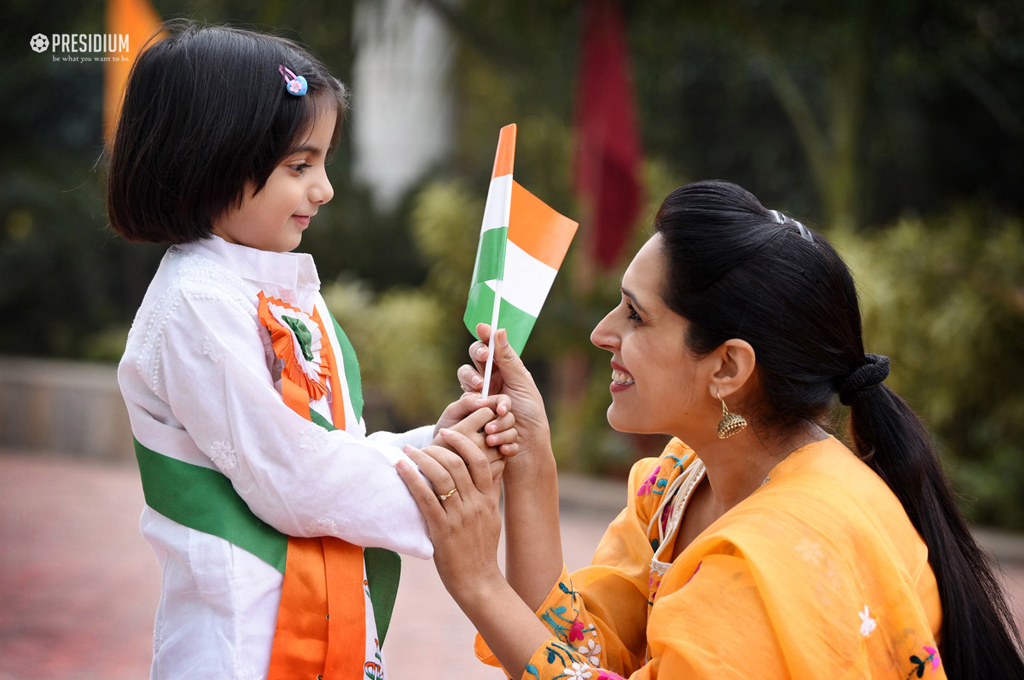 Presidium Gurgaon-57, SUDHA MAM CELEBRATES 69TH REPUBLIC DAY WITH PATRIOTIC PRESIDIANS