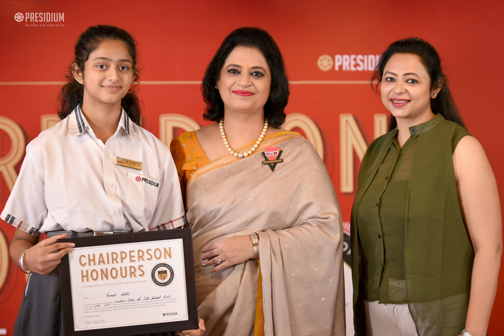Presidium Gurgaon-57, RECOGNISING YOUNG TALENTS AT CHAIRPERSON HONOURS CEREMONY