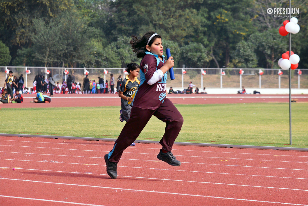 Presidium Gurgaon-57, SPORTS DAY: A DAY FILLED WITH THE EXHILARATION OF JOY & VICTORY