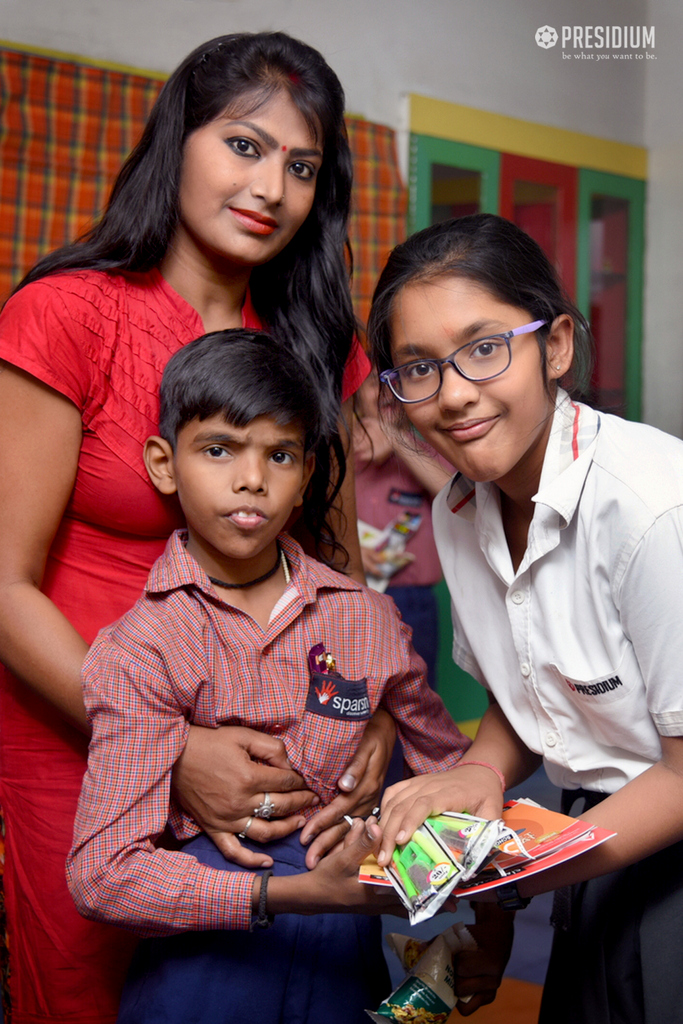 Presidium Indirapuram, PRESIDIANS SPREAD HAPPINESS AT SPARSH SPECIAL SCHOOL