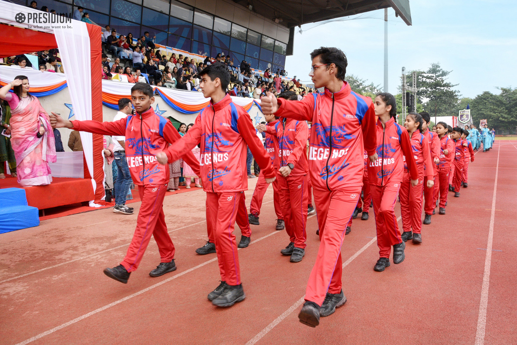 Presidium Indirapuram, STUDENTS EXHIBIT THEIR EXCEPTIONAL TALENTS AT ANNUAL SPORTS DAY