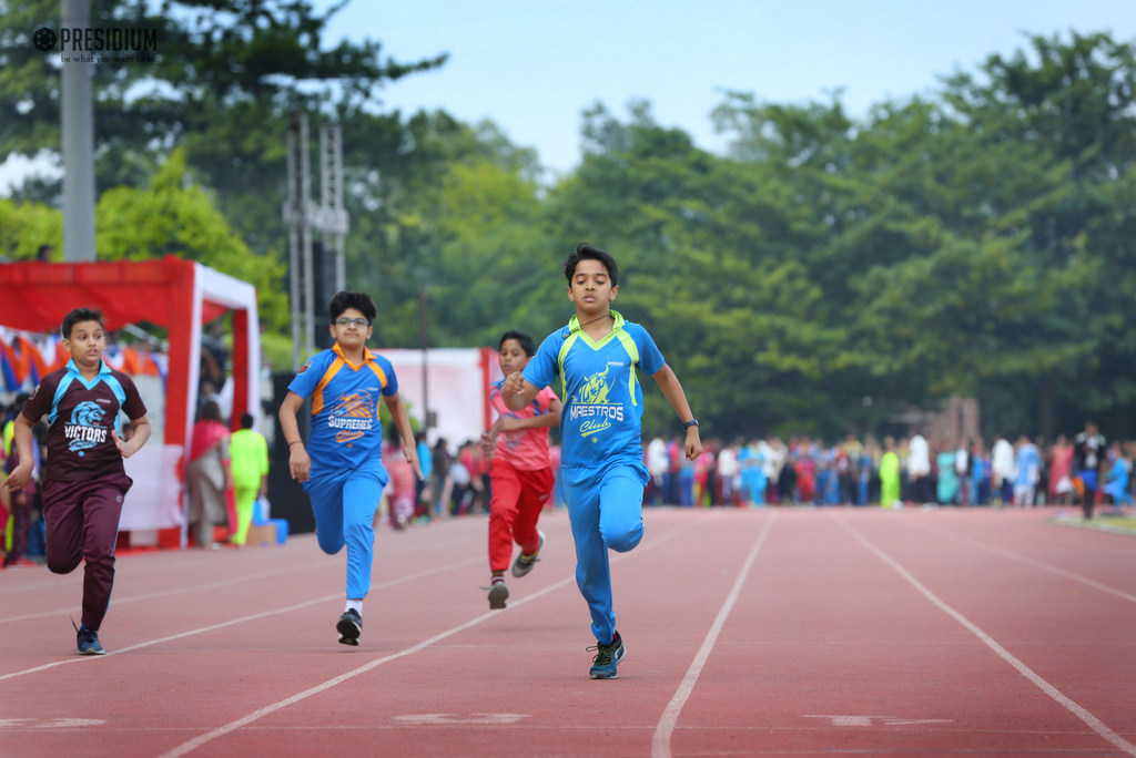 Presidium Indirapuram, STUDENTS EXHIBIT THEIR EXCEPTIONAL TALENTS AT ANNUAL SPORTS DAY