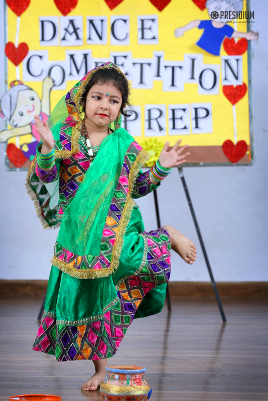 Presidium Indirapuram, PRESIDIANS SHOWCASE VIBRANT DANCE MOVES AT DANCE COMPETITION