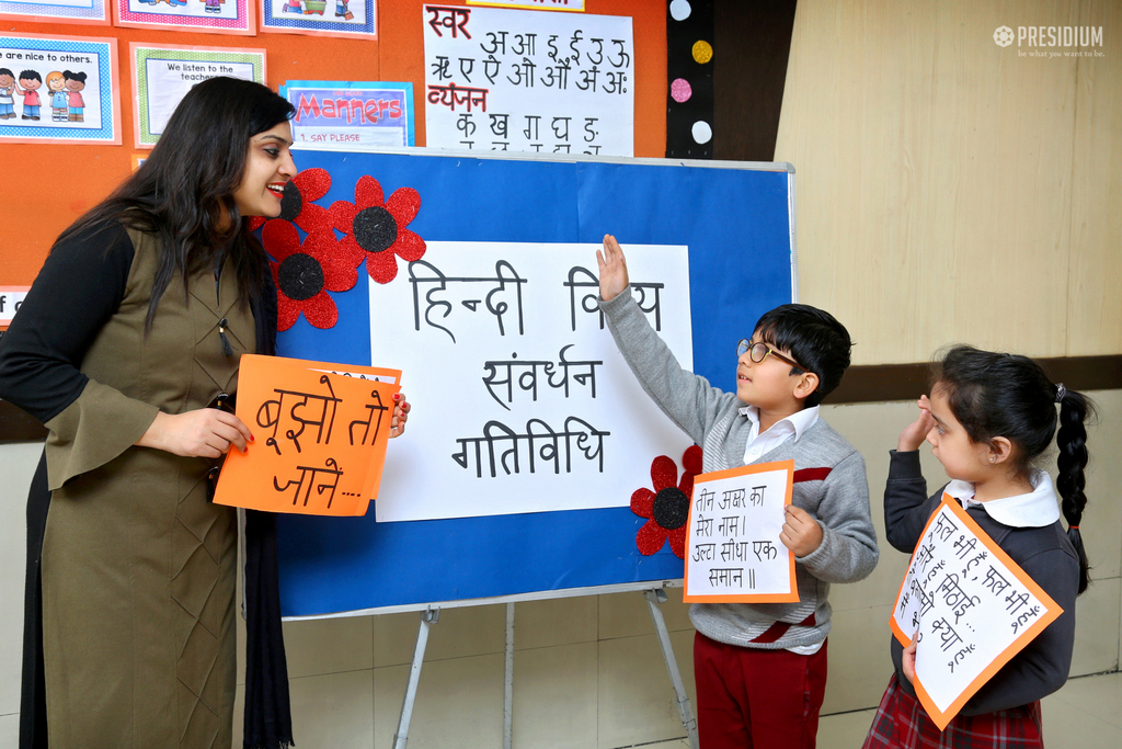 Presidium Indirapuram, ENRICHMENT ACTIVITY: PRESIDIANS HONE THEIR HINDI LANGUAGE SKILLS