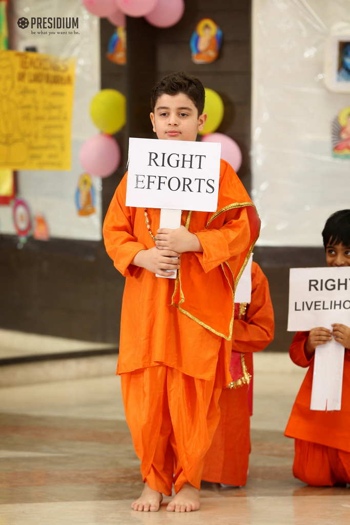 Presidium Indirapuram,   PRESIDIANS EXPERIENCE PEACE AND SERENITY ON BUDDHA PURNIMA