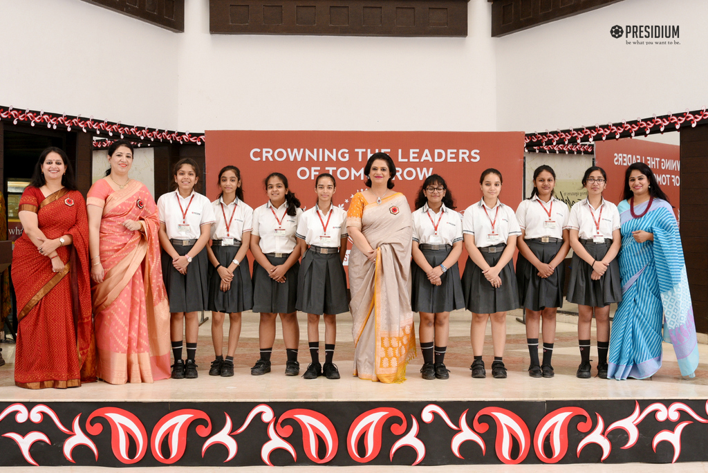 Presidium Indirapuram, PRESIDIANS PROUDLY PLEDGE TO LEAD AT THE INVESTITURE CEREMONY