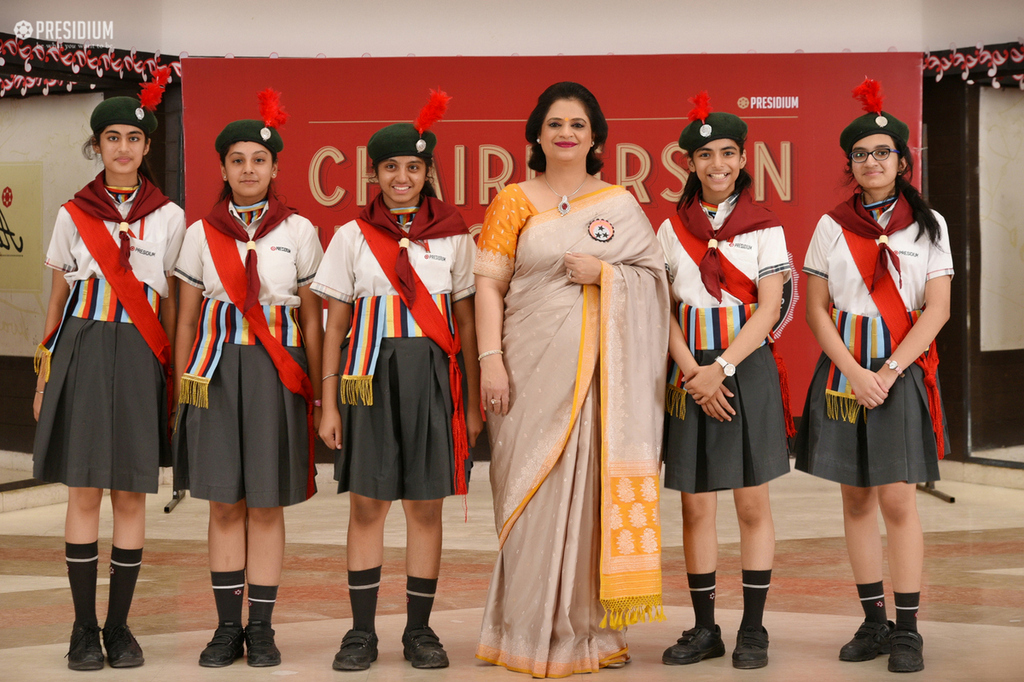 Presidium Indirapuram, SUDHA MA'AM HONOURS THE YOUNG ACHIEVERS OF PRESIDIUM INDIRAPURAM