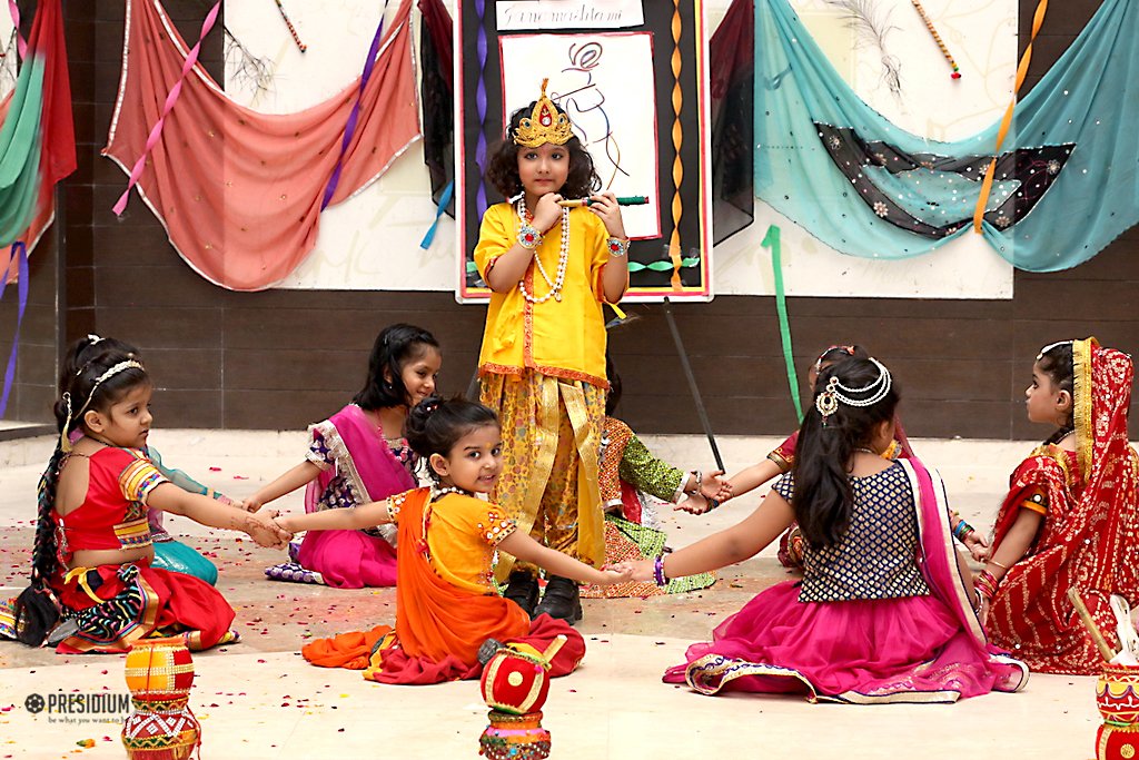 Presidium Indirapuram, HEAVENLY JANMASHTAMI CELEBRATIONS BY THE EXCITED PRE-PRIMARY WING