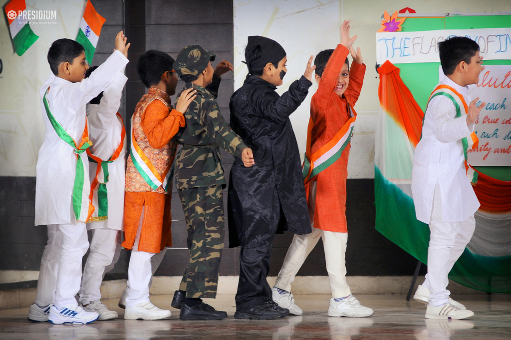 Presidium Indirapuram, NATIONAL FLAG DAY: SALUTING THE SYMBOL OF OUR FREEDOM & PRIDE