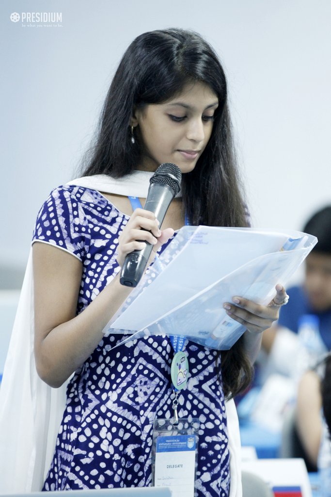 Presidium Gurgaon-57, STUDENTS OF PRESIDIUM GURGAON DAZZLE AT THE PMUN 2017 CONFERENCE