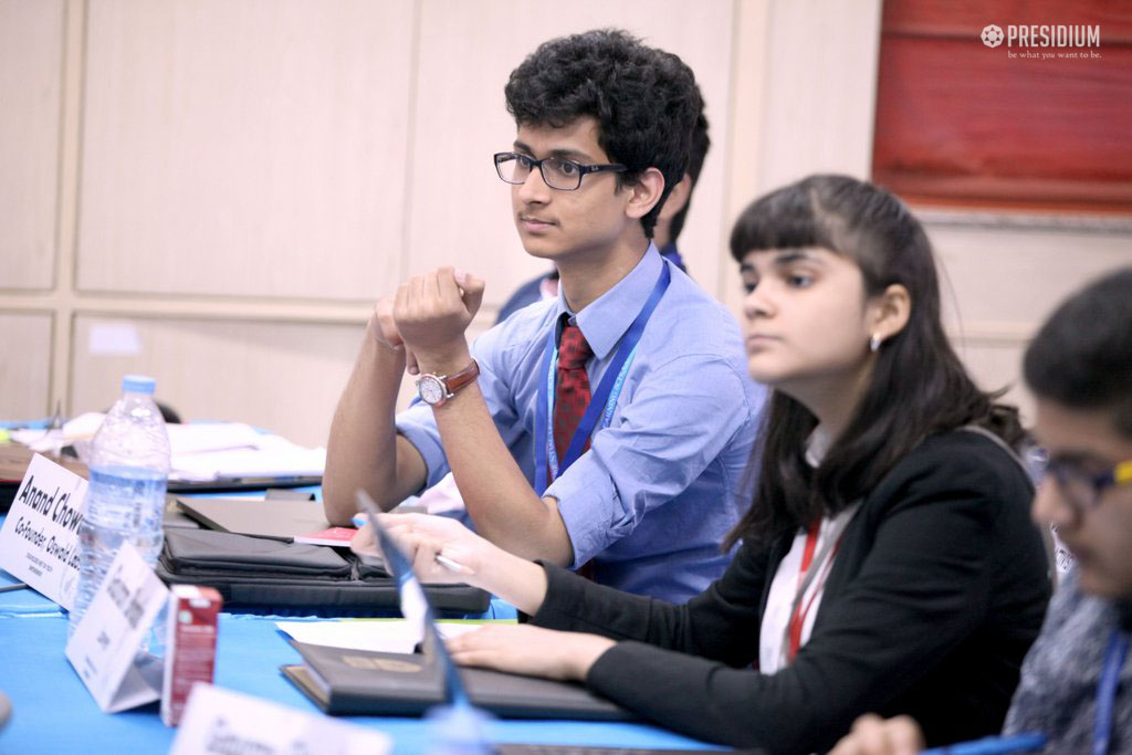 Presidium Indirapuram, PRESIDIANS DELIBERATE POWERFULLY ON YOUTH EMPOWERMENT AT PMUN