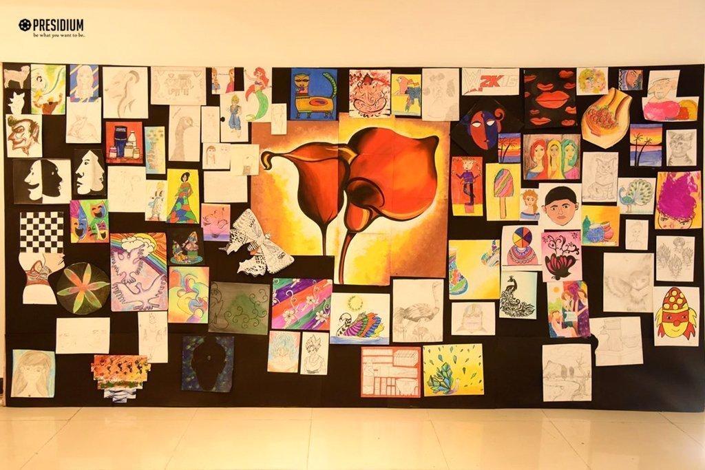 Presidium Gurgaon-57, PRESIDIUM’S ART EXHIBITION CELEBRATES BUDDING ARTISTS