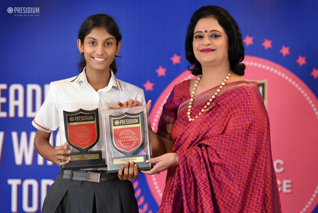 Presidium Gurgaon-57, ACADEMIC EXCELLENCE AWARDS LAUDS EFFORTS OF STUDENTS IN 2018-19