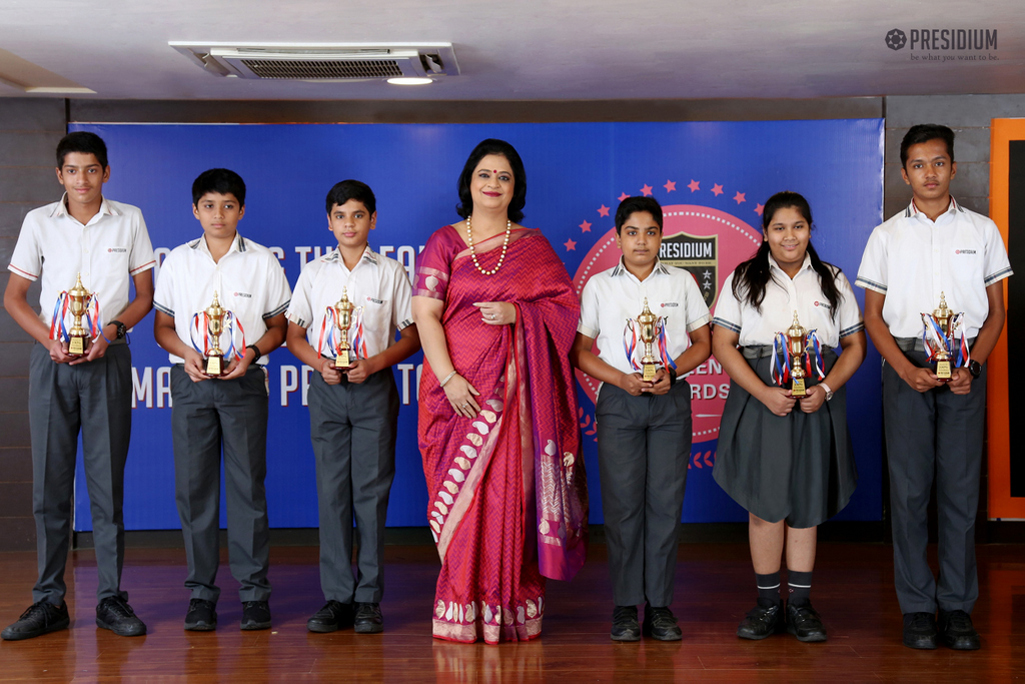 Presidium Gurgaon-57, ACADEMIC EXCELLENCE AWARDS LAUDS EFFORTS OF STUDENTS IN 2018-19