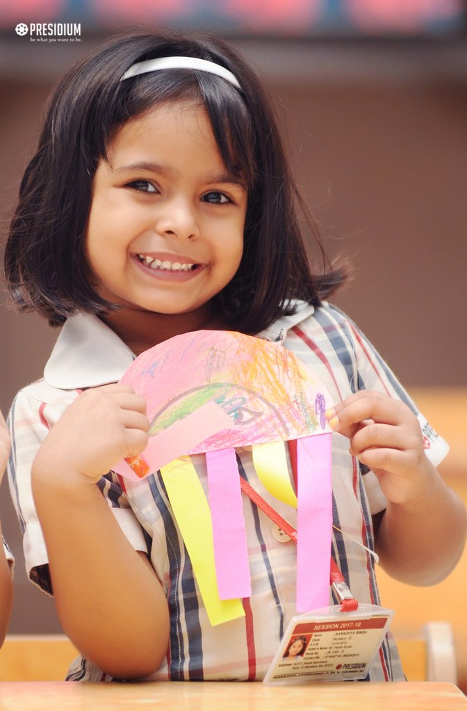 Presidium Indirapuram, MASK MAKING: PROMOTING ARTISTIC EXCELLENCE IN LITTLE PRESIDIANS