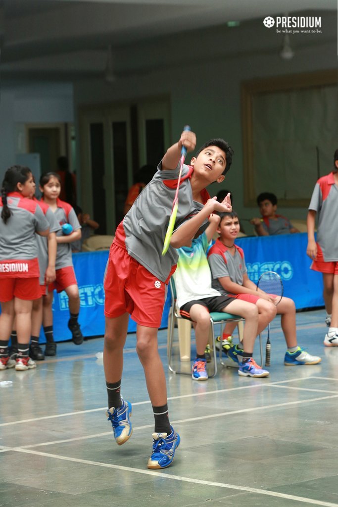 Presidium Rajnagar, PRESIDIANS EXHIBIT THEIR TALENT AT BADMINTON TOURNAMENT