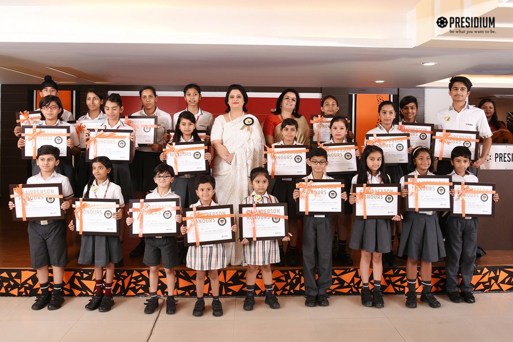 Presidium Gurgaon-57, CELEBRATING STUDENT EXCELLENCE AT CHAIRPERSON HONOURS