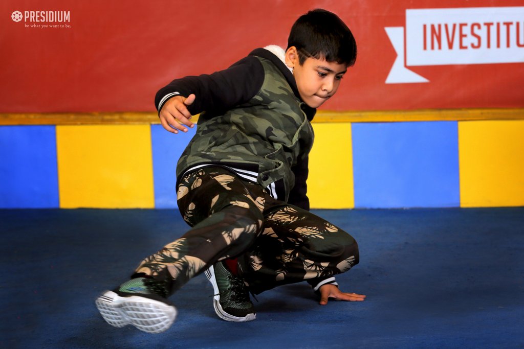 Presidium Punjabi Bagh, PRESIDIANS EXHIBIT THEIR DANCING SKILLS AT HAPPY FEET COMPETITION