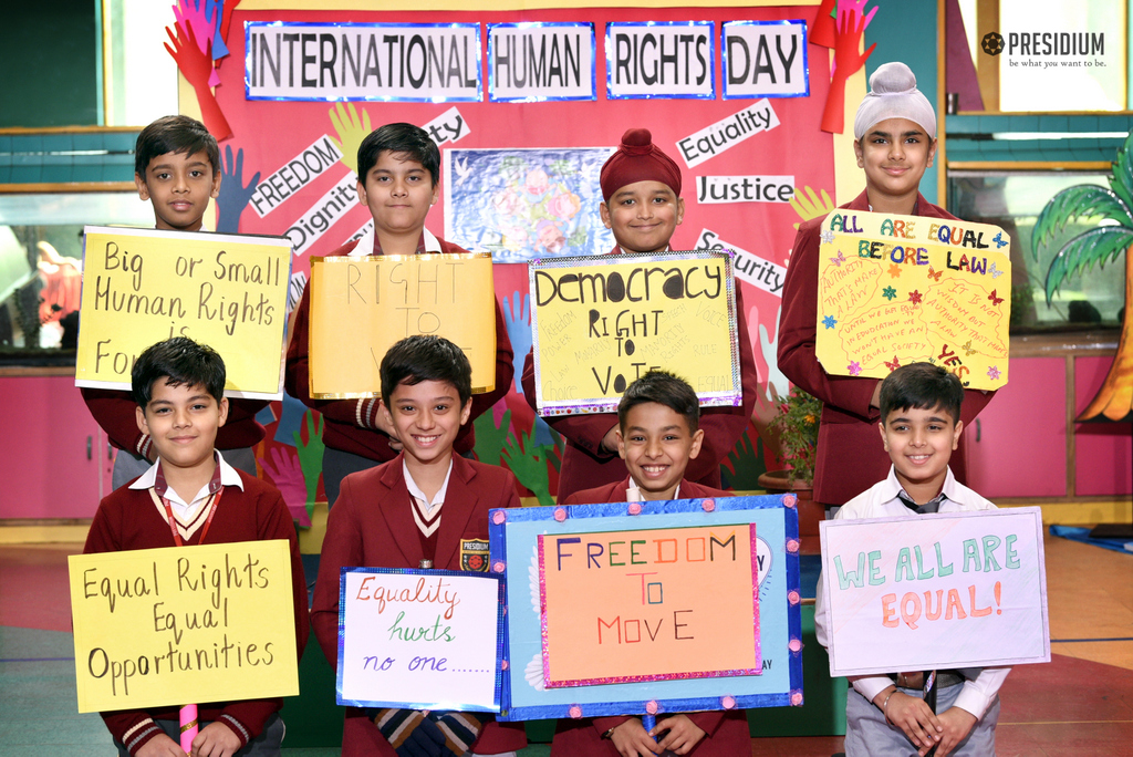 Presidium Punjabi Bagh, PRESIDIANS ORGANIZE A SPECIAL ASSEMBLY ON HUMAN RIGHTS DAY