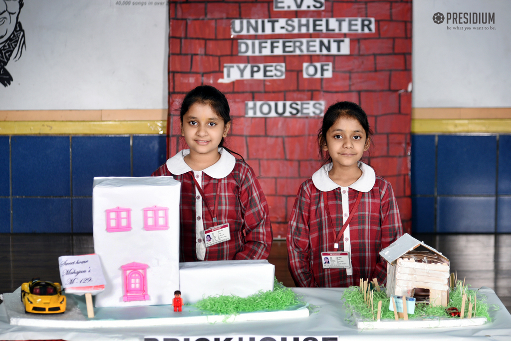 Presidium Punjabi Bagh, LEARNING ABOUT TYPES OF HOUSES WITH AN INTERESTING ACTIVITY
