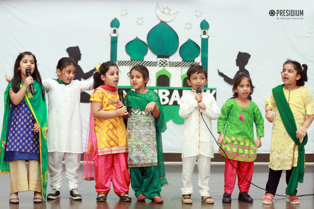 Presidium Rajnagar, THE SCHOOL ATRIUM ENLIVENS WITH EID CELEBRATIONS