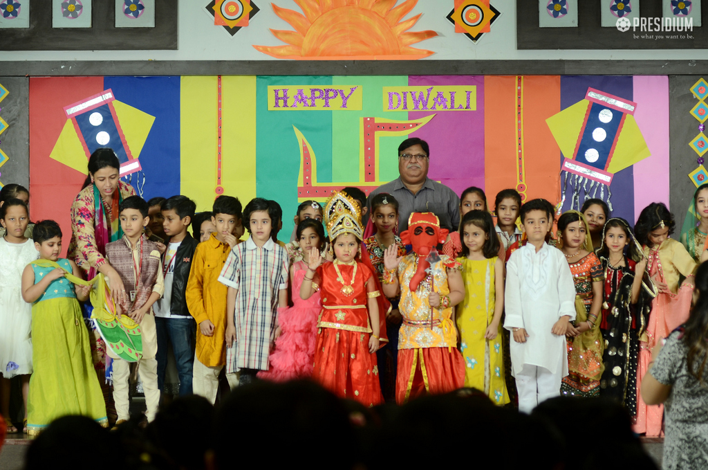 Presidium Rajnagar, DIWALI FINDS ITS WAY TO TEACH THE VALUE OF FESTIVALS TO STUDENTS