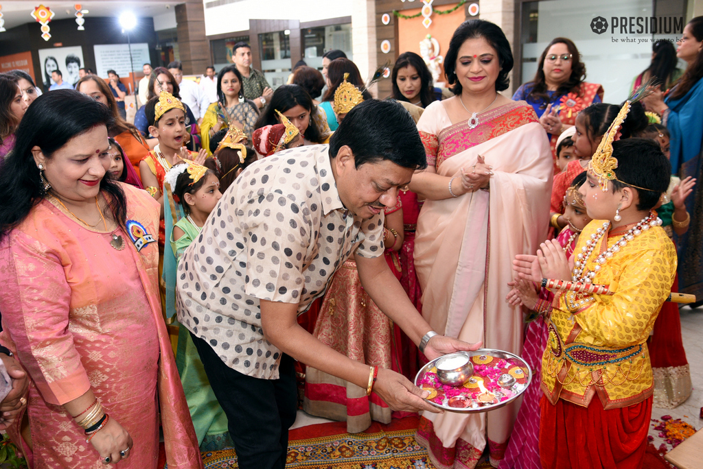 Presidium Rajnagar, SUDHA MA’AM JOINS PRESIDIANS FOR JANMASHTAMI CELEBRATIONS