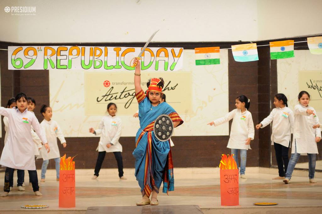 Presidium Indirapuram, PATRIOTIC PRESIDIANS CELEBRATE 69TH REPUBLIC DAY WITH ZEST