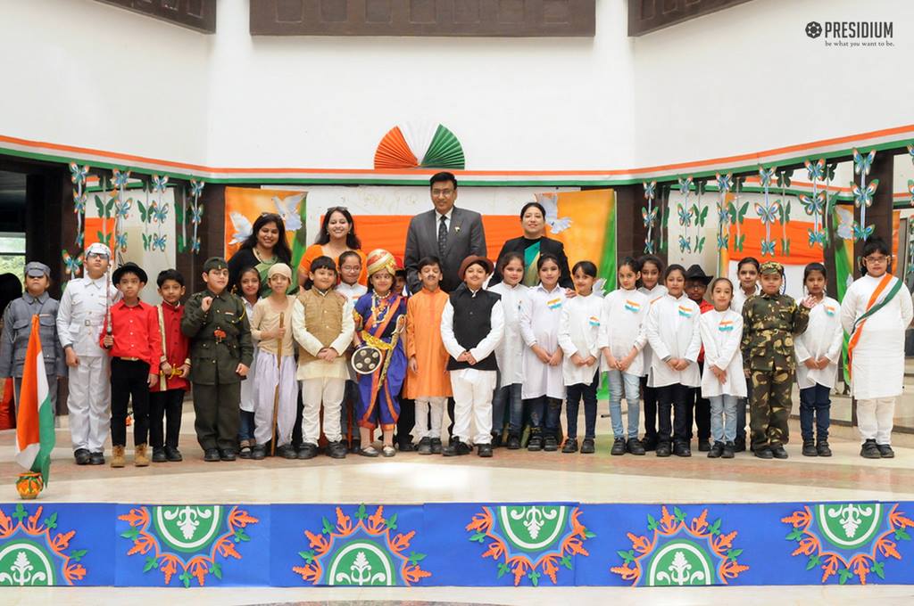 Presidium Indirapuram, PATRIOTIC PRESIDIANS CELEBRATE 69TH REPUBLIC DAY WITH ZEST