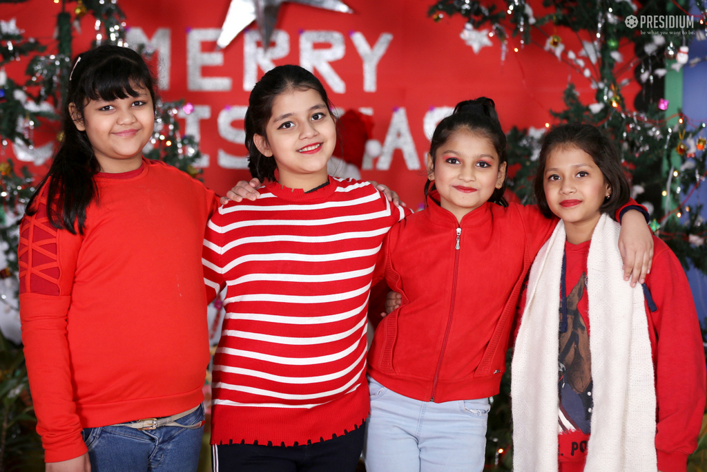 Presidium Vivek Vihar, SANTA CLAUS DISTRIBUTES GIFTS AT GRAND CHRISTMAS CELEBRATION 