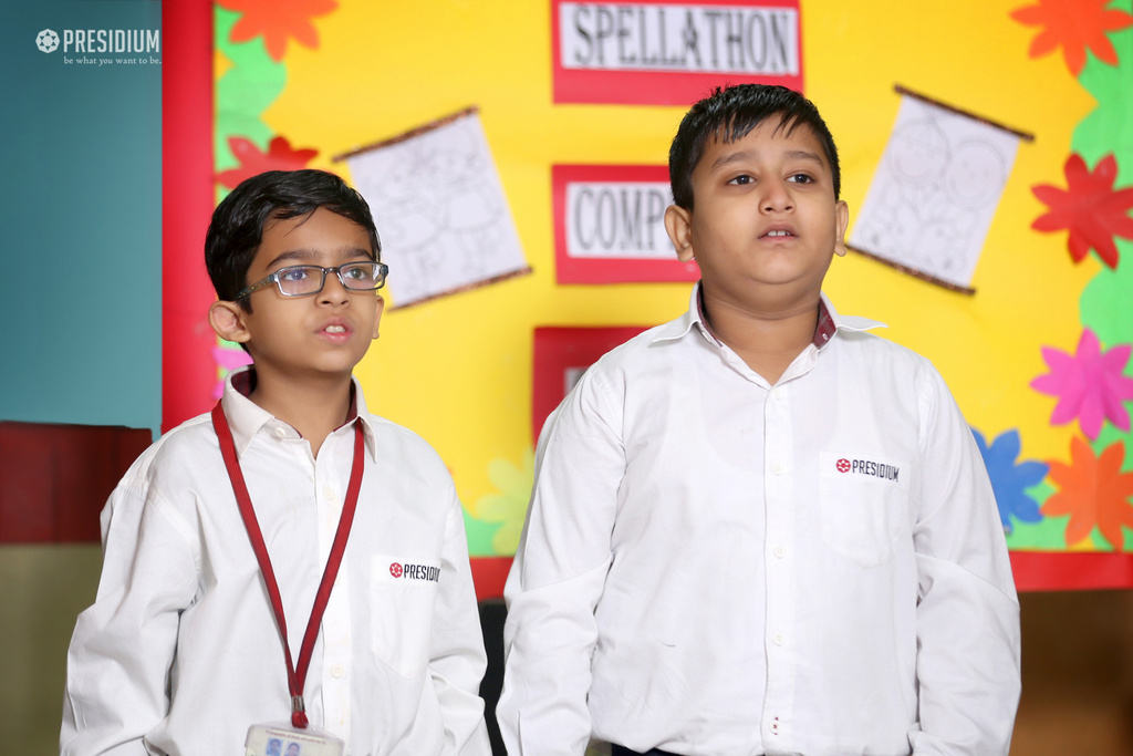 Presidium Vivek Vihar, SPELLATHON COMPETITION IMPROVES PRESIDIANS’ VOCABULARY