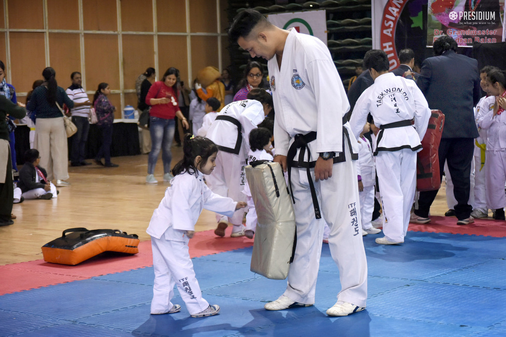 Presidium Vivek Vihar, STUDENTS OF PRESIDIUM ACED IN TAEKWONDO