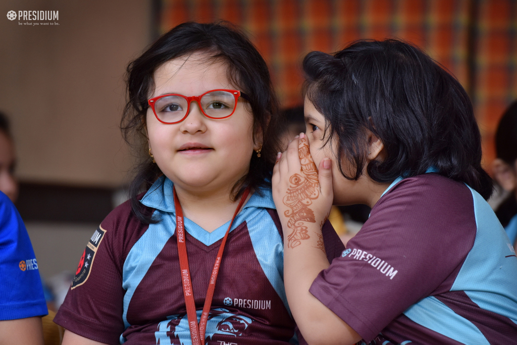 Presidium Indirapuram, STUDENTS PLAY A LITTLE CHARADES TO ENHANCE COMMUNICATION SKILLS