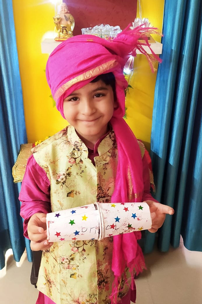 Punjabi Bhangra Dance Costume Baisakhi Dress For Baby Boy