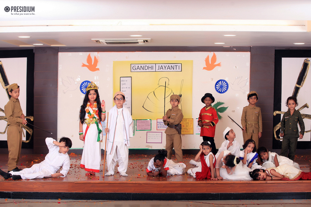 Presidium Gurgaon-57, GANDHI JAYANTI: PRESIDIANS VOW TO FOLLOW GANDHIJI'S PATH OF LIFE