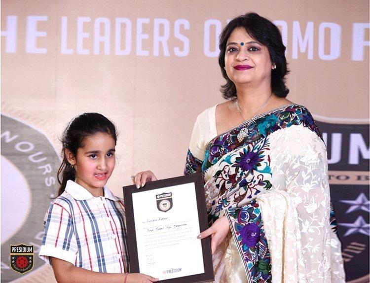 Presidium Indirapuram, PRESIDIUM’S YOUNG ACHIEVERS ACKNOWLEDGED AT CHAIRPERSON HONOURS-A GRAND CEREMONY