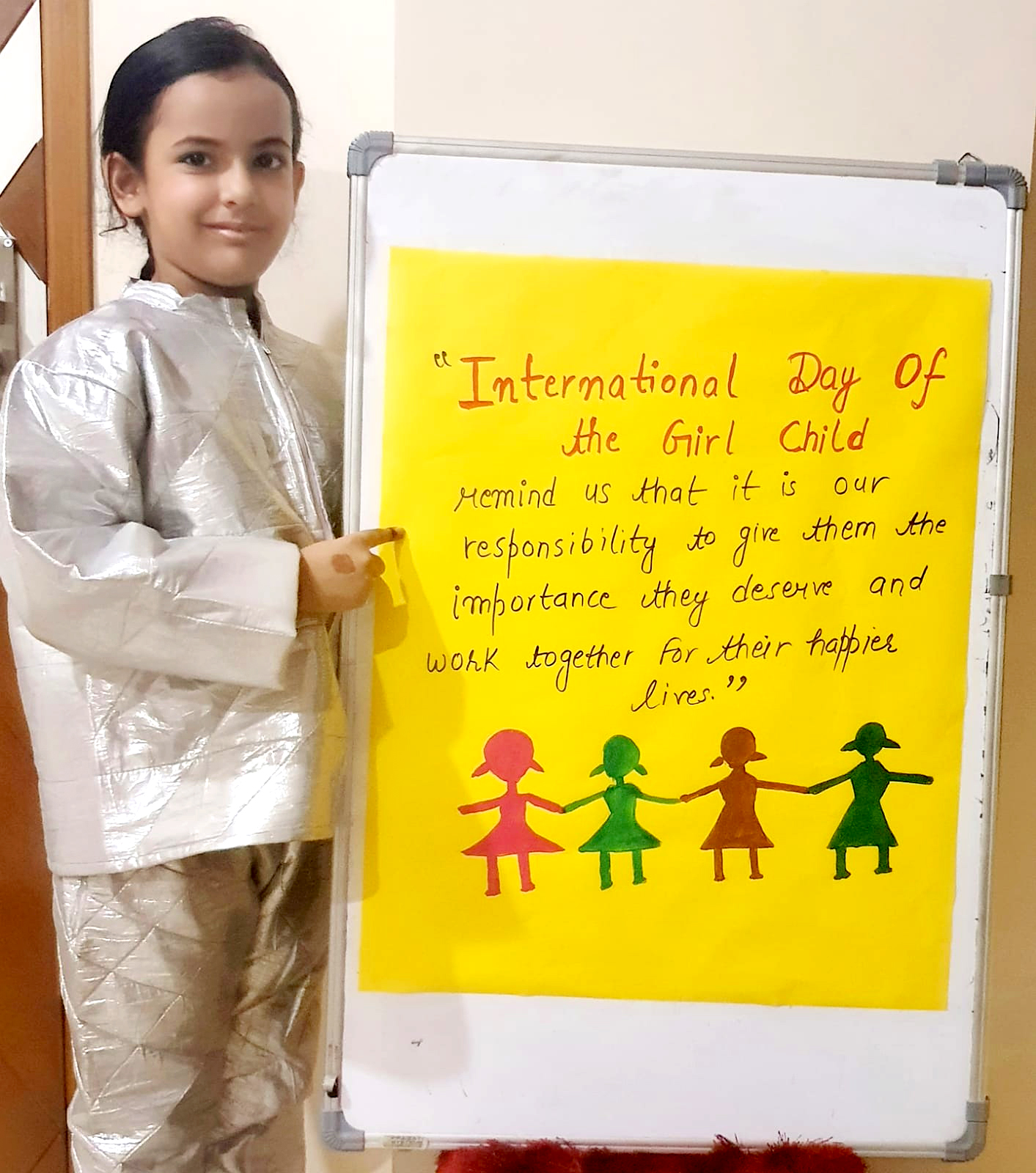 Presidium Dwarka-6, INTERNATIONAL DAY OF GIRL CHILD: GIRLS ARE THE FUTURE