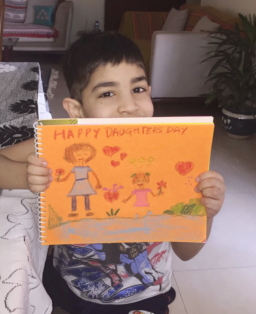 Presidium Gurgaon-57, STUDENTS CELEBRATE DAUGHTER’S DAY WITH A CARD MAKING ACTIVITY Presidium Gurgaon-57, STUDENTS CELEBRATE DAUGHTER’S DAY WITH A CARD MAKING ACTIVITY