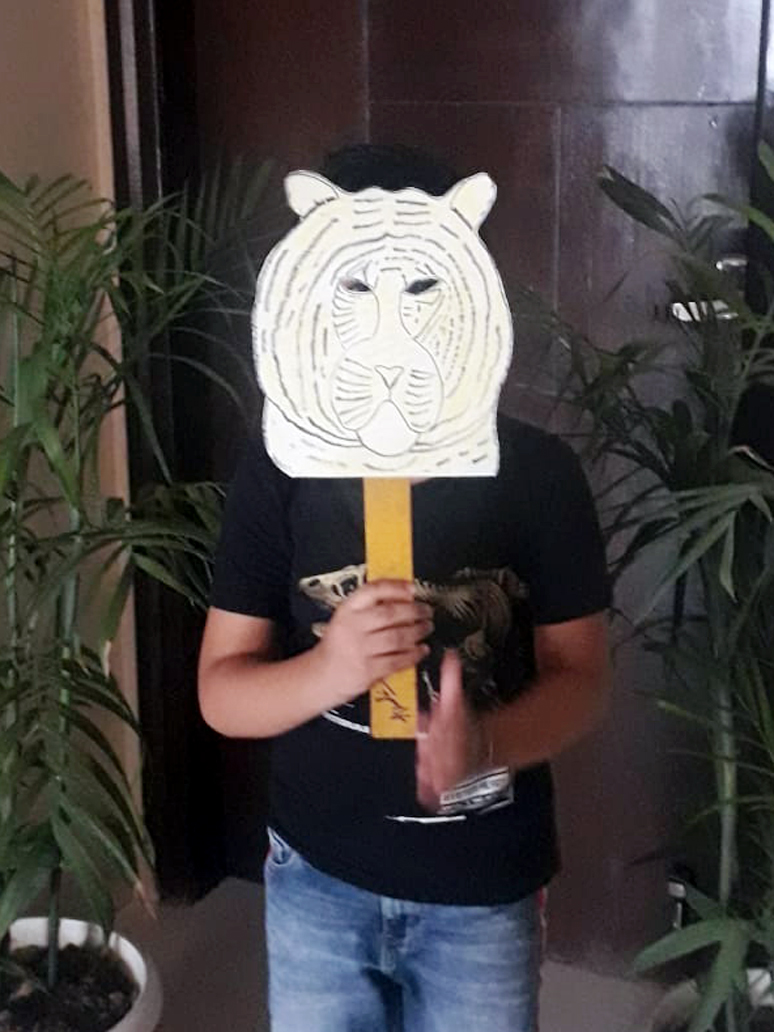 Presidium Gurgaon-57, STUDENTS PLEDGE TO RAISE AWARENESS FOR TIGER CONSERVATION!