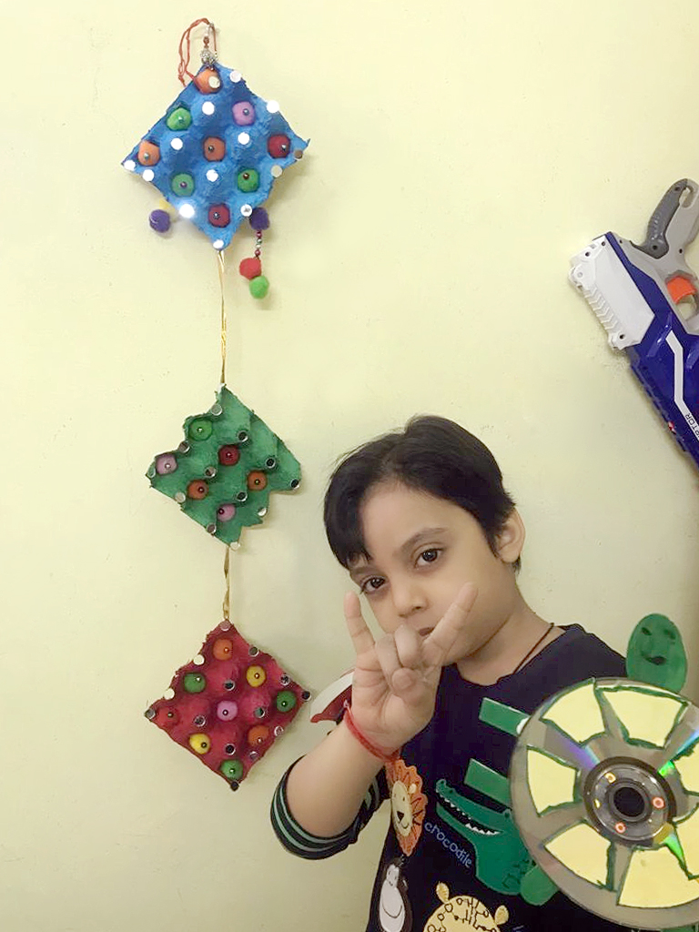 BEST OUT OF WASTE ACTIVITY: STUDENTS DISPLAY THEIR CREATIVE SIDE