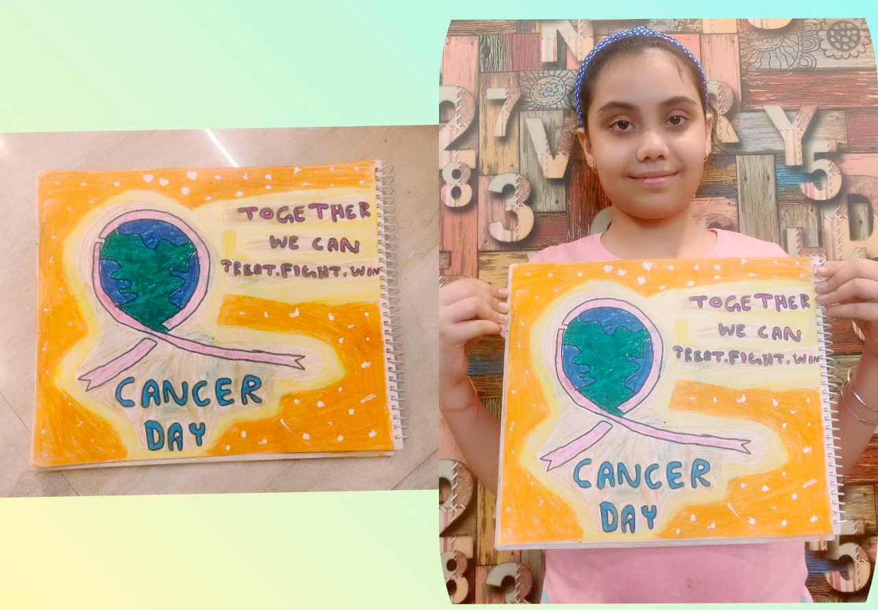 Presidium Pitampura, STUDENTS CELEBRATE NATIONAL CANCER AWARENESS DAY WITH ZEAL