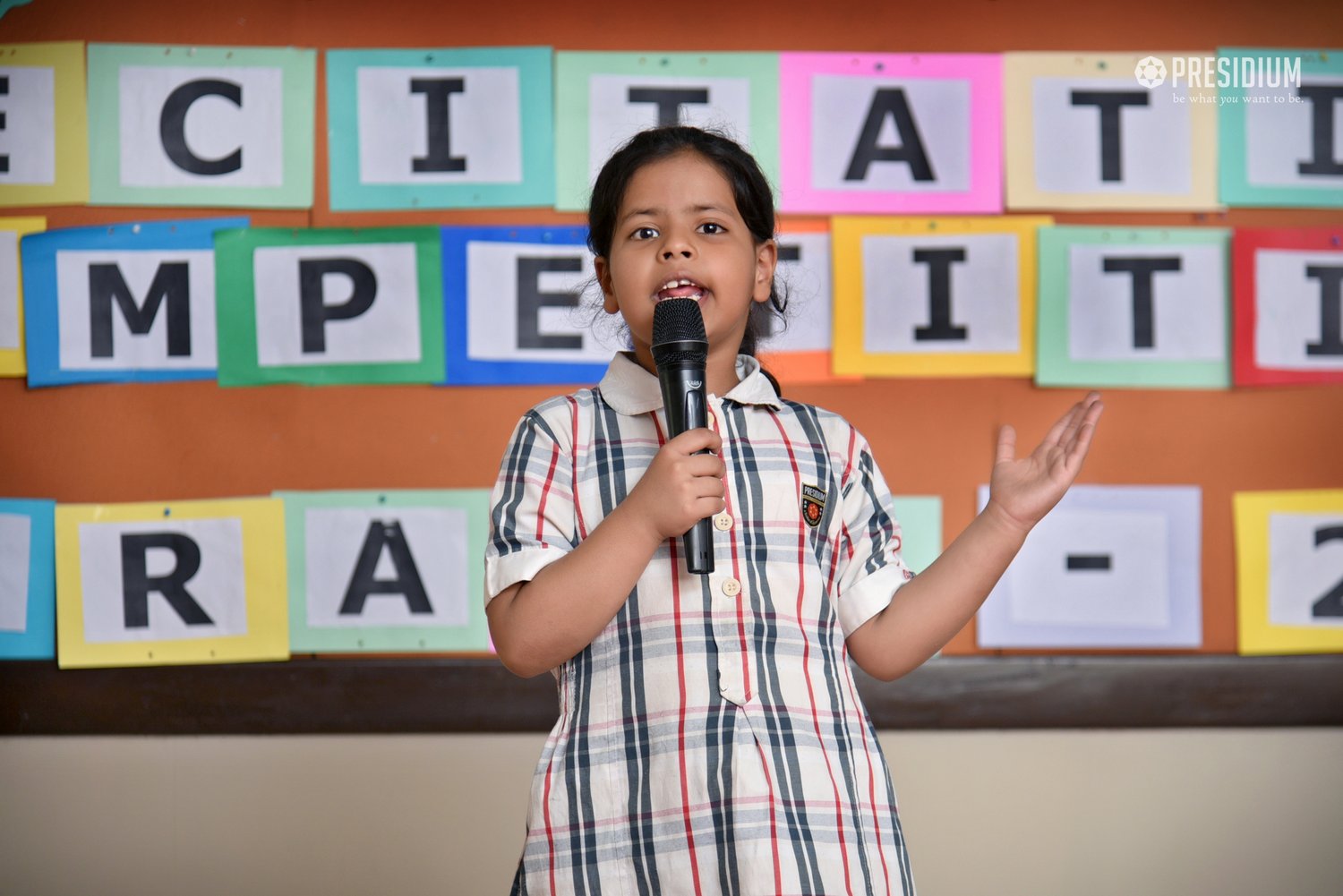 Presidium Indirapuram, RECITATION COMPETITION SOLIDIFIES PRESIDIANS’ READING ABILITY BASE