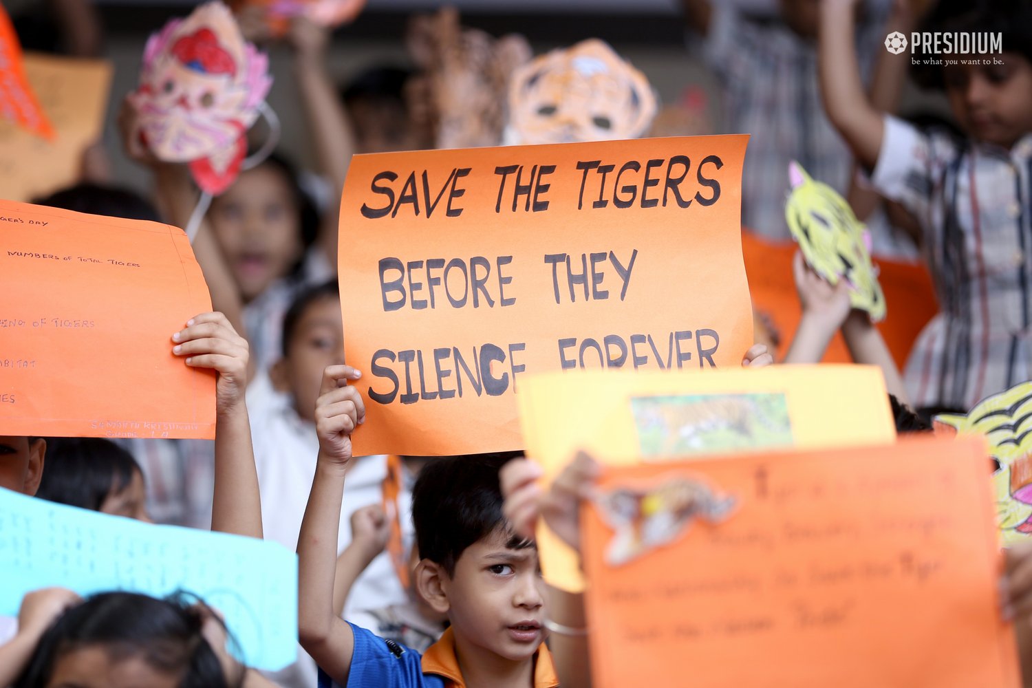 Presidium Noida-31, TOGETHER WE CAN SAVE THE TIGER FROM EXTINCTION Presidium Noida-31, TOGETHER WE CAN SAVE THE TIGER FROM EXTINCTION
