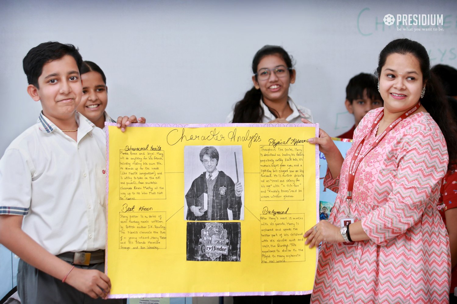 Presidium Rajnagar, STUDENTS LEARN THE ART OF CHARACTER ANALYSIS!