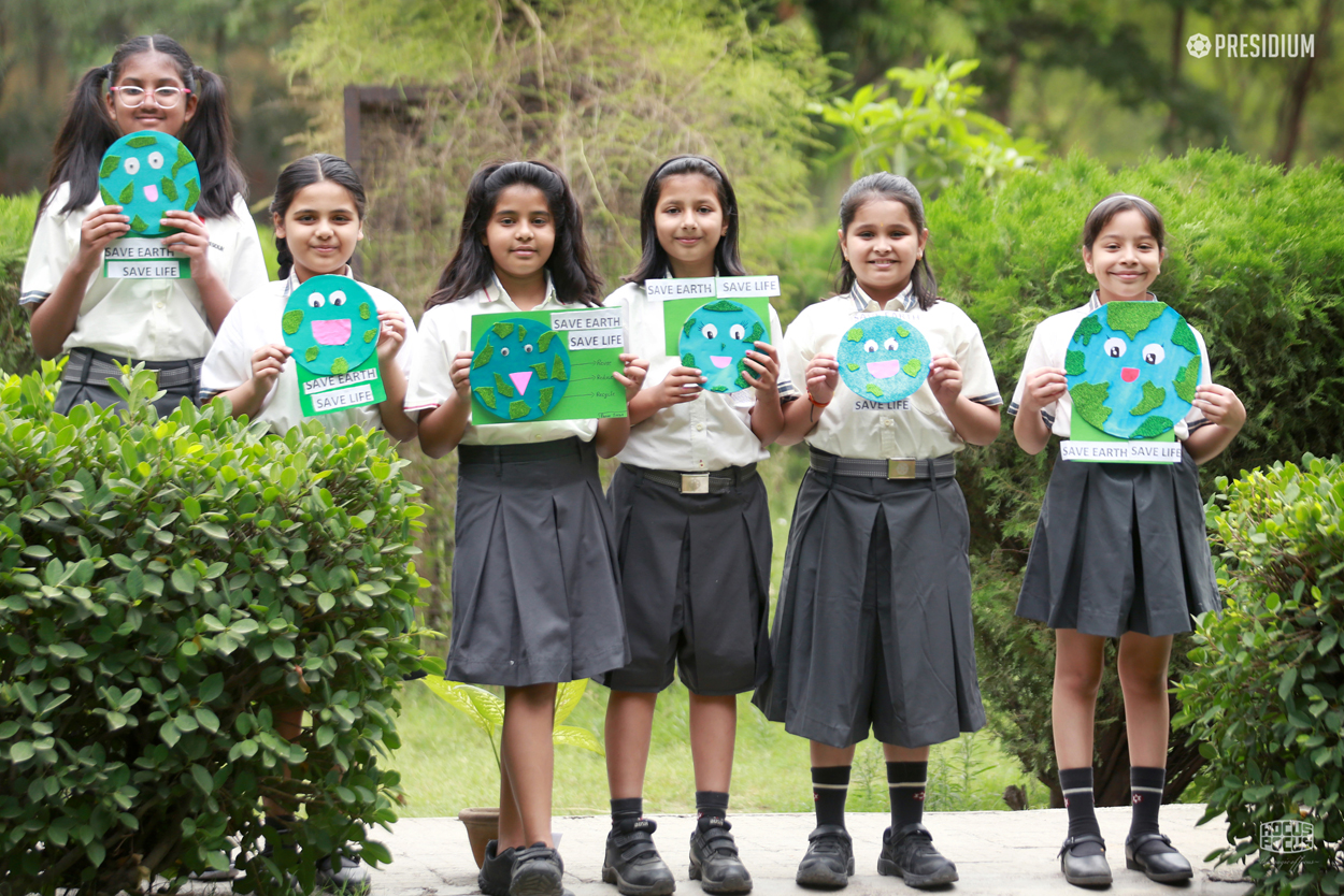 Presidium Vivek Vihar, THE EARTH IS WHAT WE ALL HAVE IN COMMON, LET’S PROTECT IT!