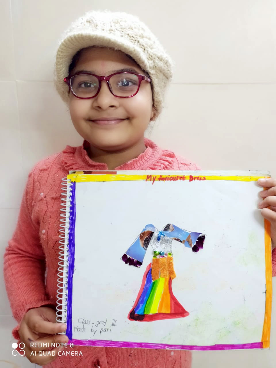 Presidium Dwarka-6, STUDENTS SHOWCASE THEIR CREATIVITY WITH TEXTILE ACTIVITY