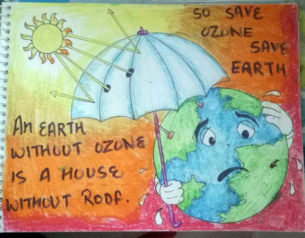 Presidium Gurgaon-57, WORLD OZONE DAY: PRESIDIANS STUDY THE IMPACT OF GLOBAL WARMING