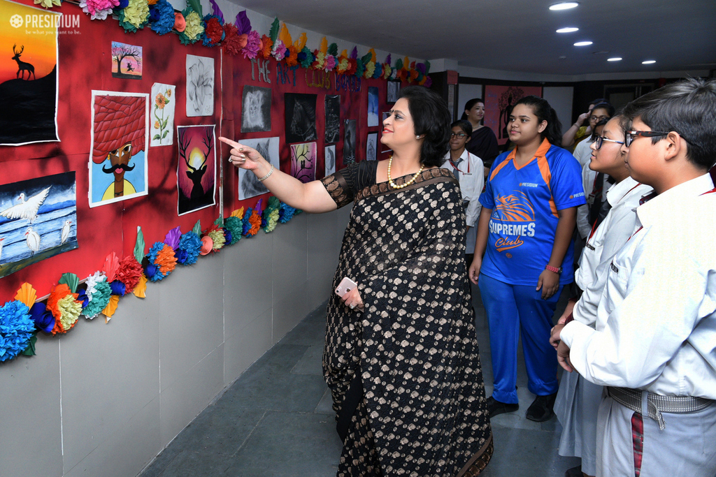 Presidium Indirapuram, HON’BLE CHAIRPERSON LAUDS PRESIDIANS AT SCIENCE WEEK & ART FAIR